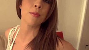 Chanel Preston in White Fishnet Dress Submits to Cock