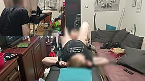 i was tied up and fucked hard on the massage table this orgasm was amazing part 1 with cunilingus tits lick fucking juicy desk young 18+ pussy redhead