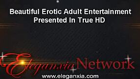 Chica elegante recibe instrucciones sexo oral sensual de hombres árabes e indios en masaje