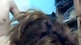 i'm touching her tits on webcam and bending her over for doggystyle. latina milf couple in amateur fun.