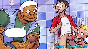 Young guy LOSES virginity by FUCKING male prostitute bareback