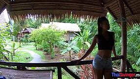 Wow! Sexy Asian teen fucked hard by bad client after sucking his dick!