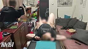 i was tied up and fucked hard on the massage table this orgasm was amazing part 1 with cunilingus tits lick fucking juicy desk young 18+ pussy redhead