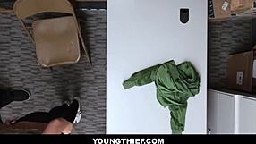 thick natural big tits teen 18+ dakota rain caught shoplifting lets tattooed officer fuck her at work for freedom