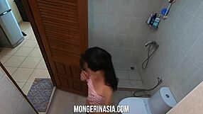 I watched young thai milf dancing on hidden cam