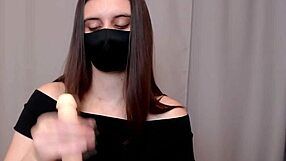 Gentle sensual masturbation with jerk off instructions.