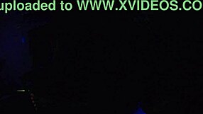 Britney Madison engages in hardcore blacklight sex with fetish elements