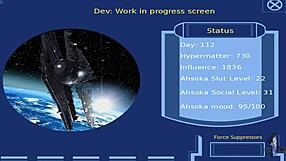 Star Wars orange trainer cosplay bang with blowjob and footjob 😈