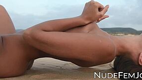 Sabrisse says, 'Look at my shaved pussy'