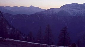 Van Says, 'Fuck The Focus' During Painful Anal Play On Mountain Road.