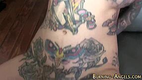 Tattooed Emo Punk Slut Performs Pov Sucking With Facial