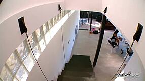 Busty babe speaks dirty while fucked hard by the pool