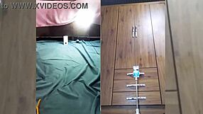 exhibitionist puts dildo in pussy doggystyle