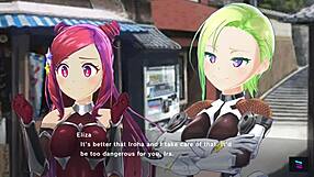 Magicami taimanin ira handjob and cowgirl riding