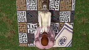 Redhead guy fucks sexy blonde during the game