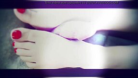 Want to see my homemade footjob fantasy? I'll stroke your cock with my feet!