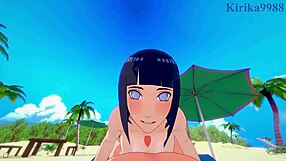 hinata hyuga and naruto uzumaki have intense creampie sex in naruto hentai