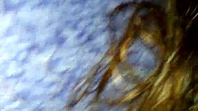 busty ginger sucks black dick, chubby tits bouncing