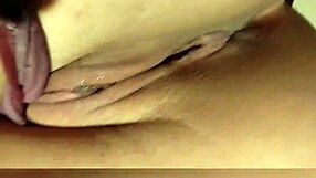 This hot babe has a soaking wet pussy!