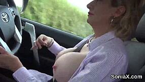 Unfaithful British Mature Gill Ellis Unveils Her Huge Melons in Underwear