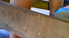 Spying on Stunning Colombian Uni Girl's Miniskirt! Wow!