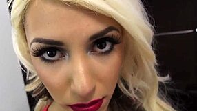 Blonde teen 18+ gets hardcore anal and facial cumshot as suspended step sis