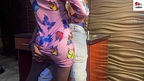 Ebony Horny Aunty Craves My Touch in Private Session