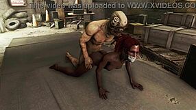 hot black bound in fallout 4 for rough anal
