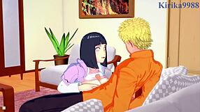 hinata hyuga and naruto uzumaki have intense creampie sex in naruto hentai