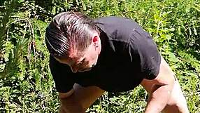 Gay Man Masturbates Alone And Pisses On Himself.