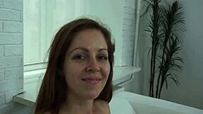 Teen poses and fucks on webcam in seductive casting