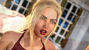 Blonde Teen with Big Tits Gets Wild in 3D Cartoon Hentai!