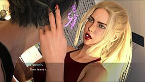 Blonde Teen with Big Tits Gets Wild in 3D Cartoon Hentai!