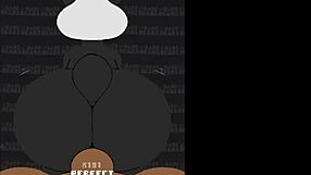 Grizzy and Pan-Pan engage in hardcore gay banging with monster cocks