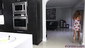 teen mounted dildo in family comp, jazzy play