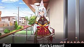 Kons lesson for week five in erotic anime game