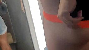 what are you doing in the store's dressing room with your ass plugged?