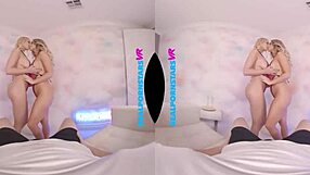 i'm so excited, big tit babes kayley gunner & vanessa cage tag-teamin' your monster cock