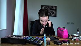 Wendy Moon Fixes Her Makeup After Wild Night Backstage