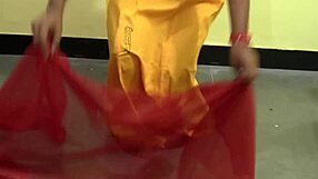 i wore a retro saree for the fashion show, but it was just for fun