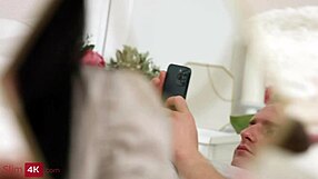 Nymph Bent Over For Quick Creampie Sex With Cunilingus