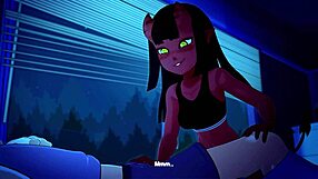 Meru the succubus fucks intensely