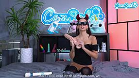 Camsoda - Cute Teen 18+ Spreads Wide and Masturbates with Magic Wand on Webcam
