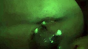 Jerking off a big black cock until cumshot in specific detail