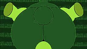 Grizzy and Pan-Pan engage in hardcore gay banging with monster cocks