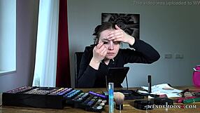 Wendy Moon Fixes Her Makeup After Wild Night Backstage