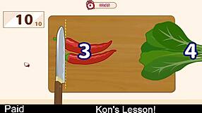 Kons lesson for week five in erotic anime game