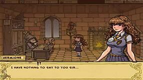 yo, watch akabur’s witch trainer striptease in part 18 playthrough