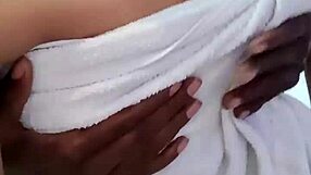 Beautiful cute Indian girl seduces horny friend in homemade video