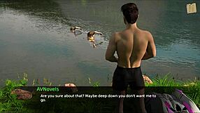 Nursing Back To Pleasure, Hot Brunette Flirts With Av In Erotic Game